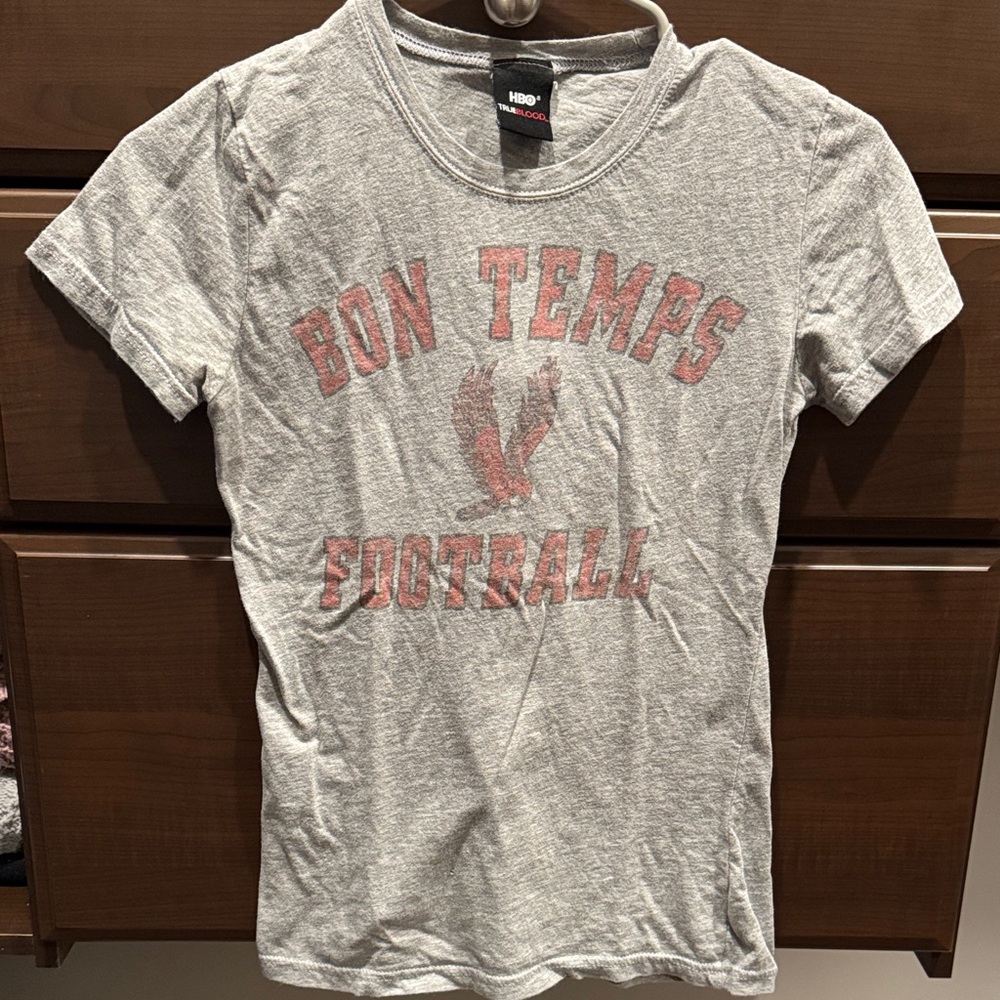 Gray Bon Temps Football Women's Short Sleeve Tee